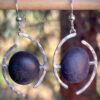 Modern Beach Rock Earrings