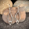Dangle and Drop Hammered Earrings