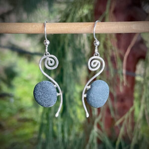 Beach Rock Swirl Earrings